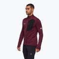 Pánska mikina Mammut Taiss Light ML wine/black 3