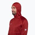 Pánska trekingová mikina Mammut Crag ML Hooded dark mammut red 5