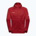 Pánska trekingová mikina Mammut Crag ML Hooded dark mammut red 6