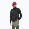 Pánska mikina Mammut Taiss ML Half Zip Pull black