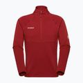 Pánska mikina Mammut Taiss ML Half Zip Pull dark mammut red 5