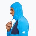 Pánska trekingová mikina Mammut Madris Light ML Hooded Jacket Men glacier blue/marine 5
