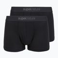 Pánske termo boxerky super.natural Tundra 175 2 páry jet black/jet black