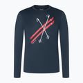 Pánsky longsleeve super.natural Kryssede Ski blueberry/fresh white/high risk red 3