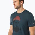 Pánske tričko super.natural Sailor Tee blueberry/jet black/high risk red 2