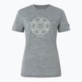 Dámske tričko super.natural Ornament Tee cashmere grey melange/leaf melange/white stone 4