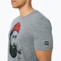 Pánske tričko super.natural Sailor Tee cashmere grey mel/jet black /high risk red 3