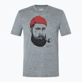 Pánske tričko super.natural Sailor Tee cashmere grey mel/jet black /high risk red 4