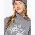 Dámsky sveter Super.Natural Freeride Roll Neck cashmere grey melange / f. white / f. white 3