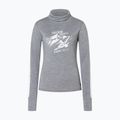Dámsky sveter Super.Natural Freeride Roll Neck cashmere grey melange / f. white / f. white 4