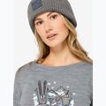 Dámske tričko longsleeve super.natural Apres Ski cashmere grey melange/various 4