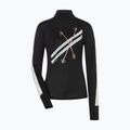 Dámske tričko longsleeve super.natural KryTeeede Col T-Neck Light jet black/white/mountain trail gl/white 4