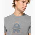 Pánske tričko super.natural Gogeanie cashmere grey melange/various 3