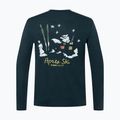Pánske tričko longsleeve super.natural Apres Ski blueberry/various 6