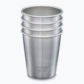 Klean Kanteen pollitrové poháre 4 kusy z brúseného nerezu
