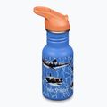 Klean Kanteen Flip Seal Sport Cap Straw 355 ml detská cestovná fľaša Sharks in Shades