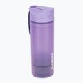 Cestovná fľaša s filtrom Bachgold Selfpress Waterfilter 500 ml lilla