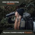 Cestovná fľaša s filtrom Bachgold Selfpress Waterfilter 500 ml white 6