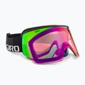 Lyžiarske okuliare Giro Axis black wordmark/emerald/infrared