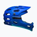 Cyklistická prilba Bell Full Face Super 3R MIPS matte blue bright/blue 2