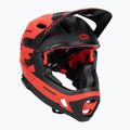 Cyklistická prilba Bell FF Super DH MIPS Spherical fasthouse matte gloss red/black 8