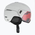 Lyžiarska prilba Giro Orbit Spherical matte light grey/vivid ember 4