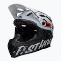 Cyklistická prilba Bell FF Super DH MIPS Spherical fasthouse matte gloss black/white