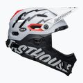 Cyklistická prilba Bell FF Super DH MIPS Spherical fasthouse matte gloss black/white 2