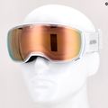 Lyžiarske okuliare Alpina Estetica Q-Lite pearlwhite gloss/mandarin sph 10