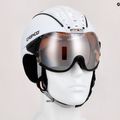 Lyžiarska prilba CASCO SP-2 Visier biela 07.3707 16