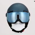 Lyžiarska prilba Alpina Arber Visor Q Lite petrol/green matt 15