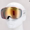 Lyžiarske okuliare Alpina Granby QV white gloss/gold sph 5