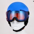 Detské lyžiarske prilby Alpina Zupo Visor Q-Lite blue matt 14