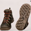 Pánske trekové topánky KEEN Circadia Mid Wp green-brown 1026766 19
