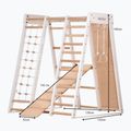 Drevený gymnastický rám RINAGYM 5M-UPNW-SEGH white 7