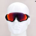 Cyklistické okuliare Oakley Flight Jacket čiernofialové 0OO9401 7