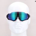 Cyklistické okuliare Oakley Flight Jacket čiernofialové 0OO9401 7