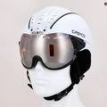 Lyžiarska prilba CASCO SP-2 Carbonic Visor white 07.3737 11