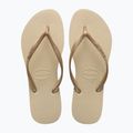 Dámske žabky Havaianas Slim sand grey / light golden 10