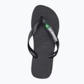 Havaianas Brasil Logo žabky čierne H4110850 6