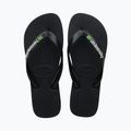Havaianas Brasil Logo žabky čierne H4110850 10