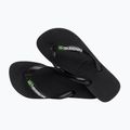 Havaianas Brasil Logo žabky čierne H4110850 11