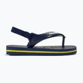 Havaianas Baby Brasil Logo II navy blue / citrus yelloew detské sandále 2