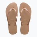 Dámske žabky Havaianas Slim Crystal Sw II rode gold 11