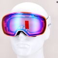 Lyžiarske okuliare Alpina Granby Q-Lite white gloss/blue sph 10