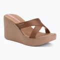 Dámske šľapky Ipanema High Fashion II Slide brown/glitter/pink