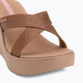 Dámske šľapky Ipanema High Fashion II Slide brown/glitter/pink 7