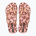 Dámske žabky Ipanema Animal Print beige/gold 2