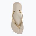 Ipanema Anat Tan beige-gold dámske žabky 81030-23097 7