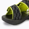 RIDER Basic Sandal V Baby black/neon yellow sandále 7